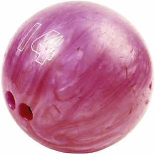 Pink Bowling Ball 111